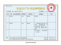食品生產(chǎn)許可證